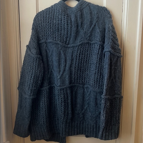 She + Sky Blue Knit Cardigan - Picture 4 of 5